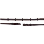 BR Rênes  Linge 19mm Antidérapant Fermeture E Marron/Argent