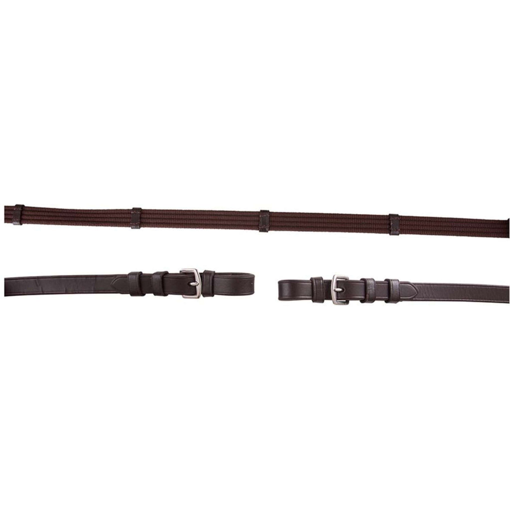Premiere Rênes Linge 19mm avec Fermeture Boucle Marron