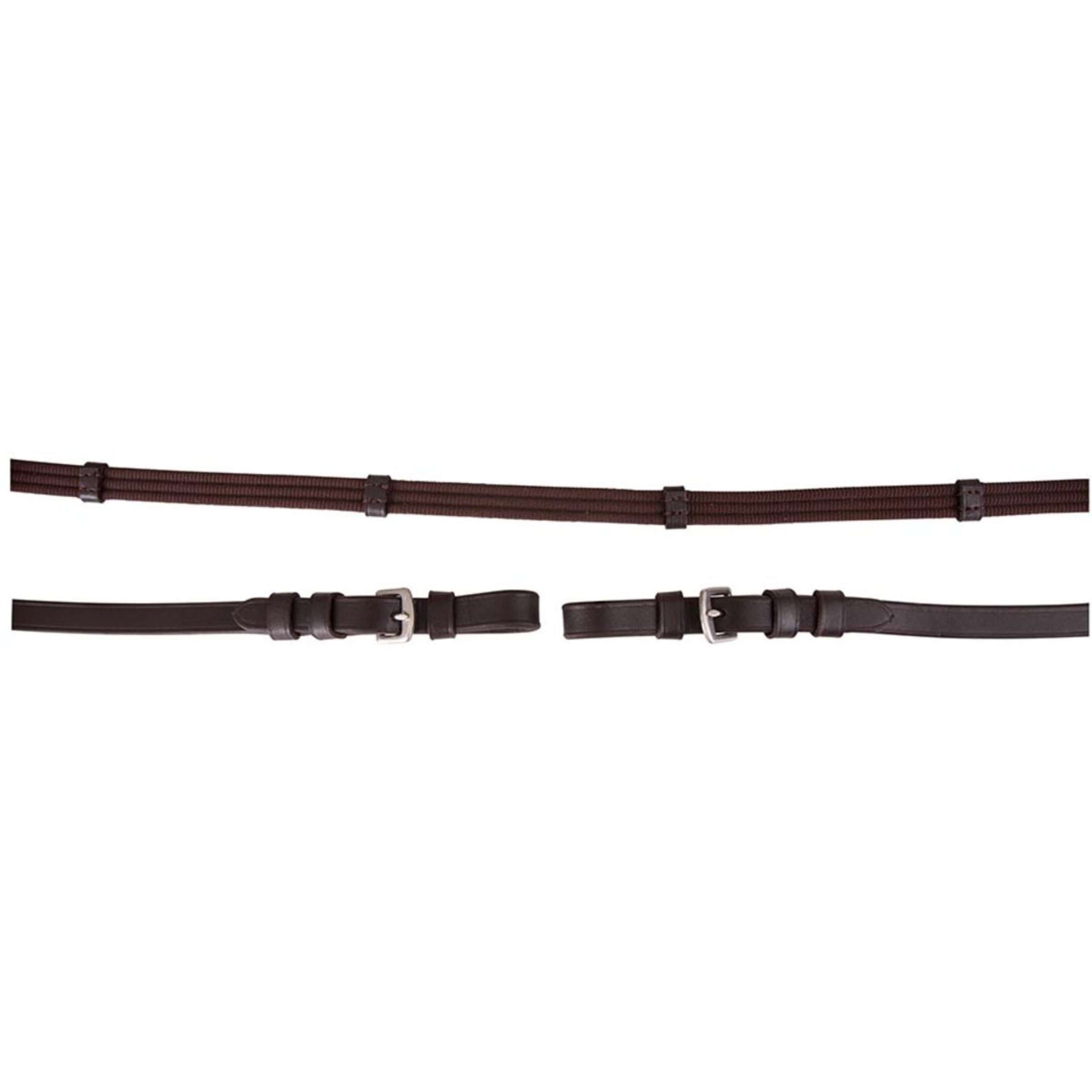 Premiere Rênes Linge 16mm avec Fermeture Boucle Marron