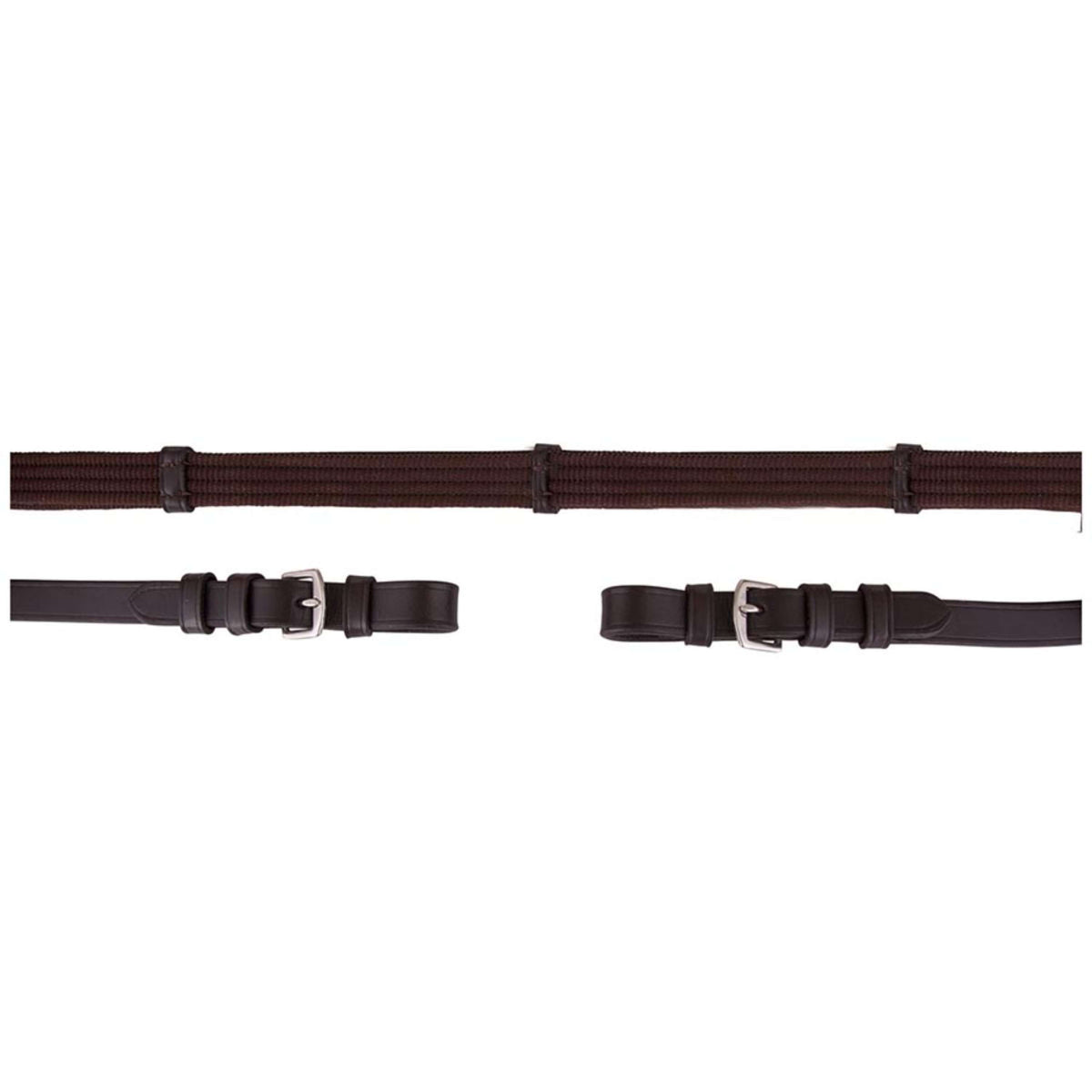 Premiere Rênes Chasse Tissu 19mm Fermeture à Boucle Marron