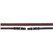 Premiere Rênes Caoutchouc 16mm avec Fermeture Boucle Marron