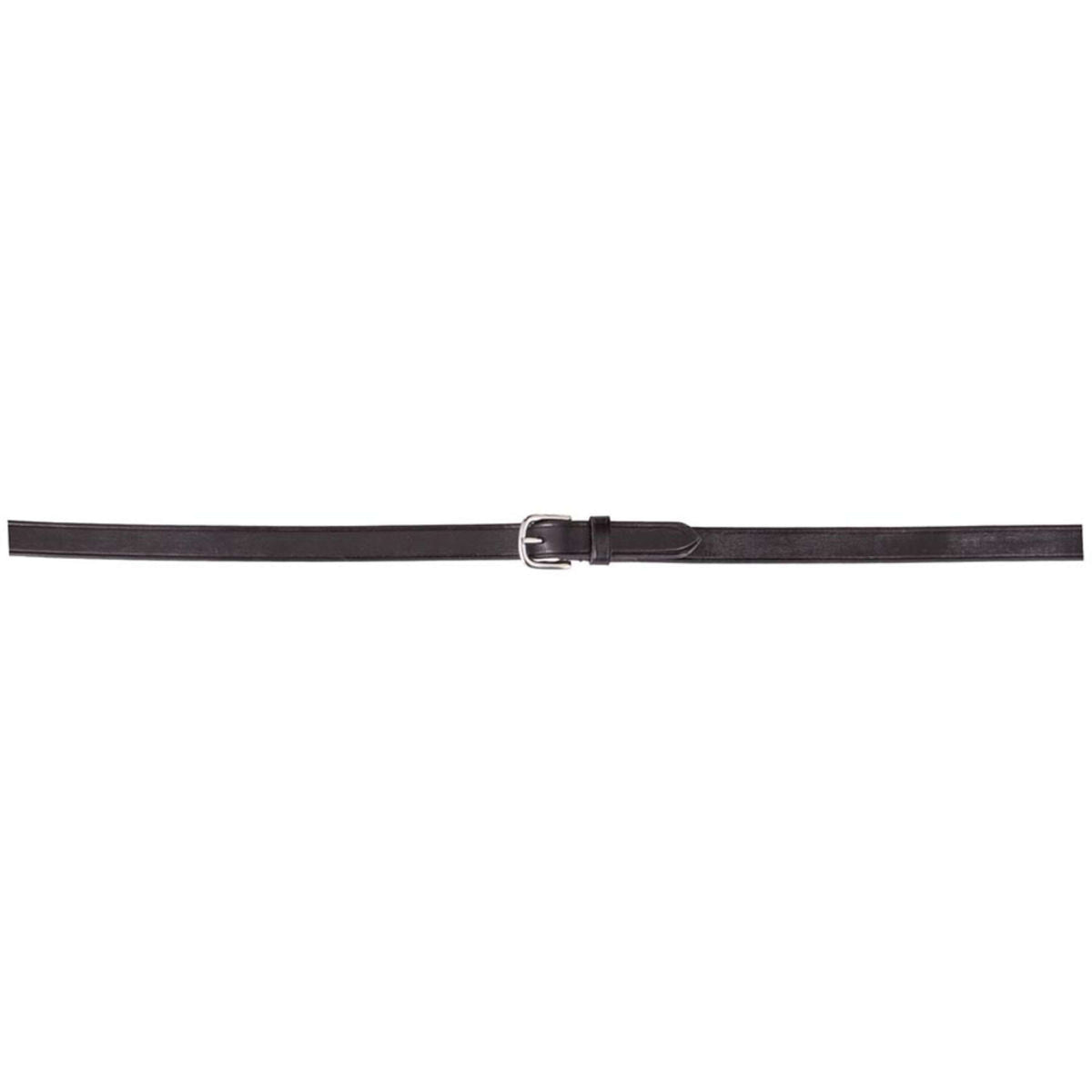 BR Rênes de Dressage Cuir/Caoutchouc 16mm Blind Noir/Argent