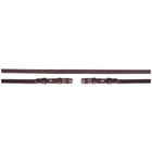 BR Rênes de Dressage Cuir Fermé 13mm Blind Marron/Argent