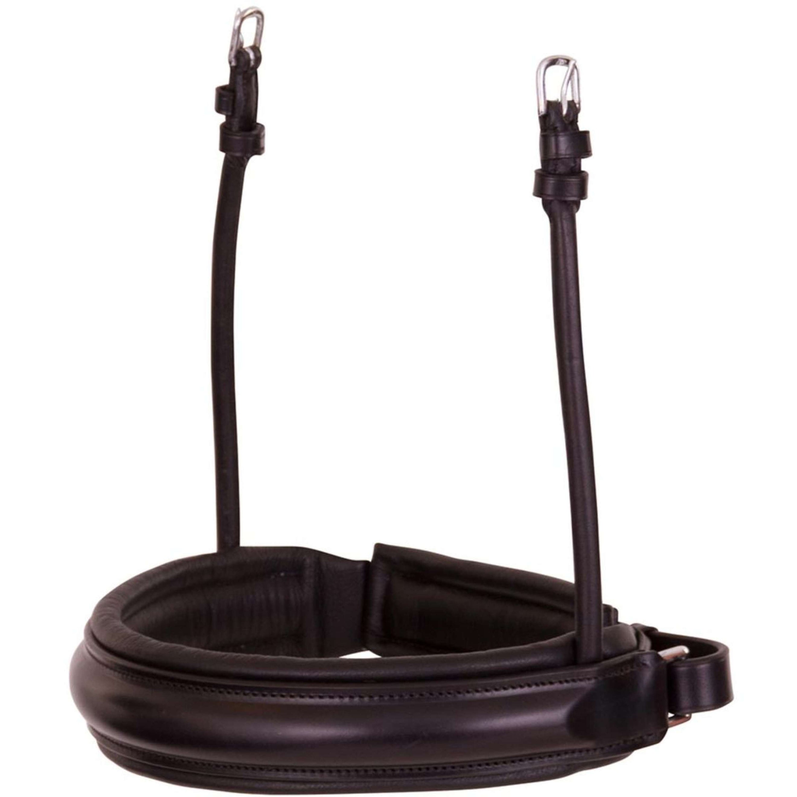 BR Muserolle Barre/Filet Large Montants de Filet Noir/Argent BR Muserolle Barre/Filet Large Montants de Filet Noir/Argent