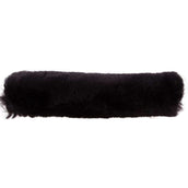 BR Fourreau Muserolle Peau de mouton avec Velcro Noir