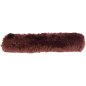 BR Fourreau Muserolle Peau de mouton avec Velcro Marron