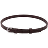 BR Lanière pour Muserolle avec Boucle Ronde Marron/Argent