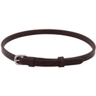 BR Lanière pour Muserolle avec Boucle Ronde Marron/Argent