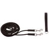 BR Rênes Allemandes Blackpool Anti-slip + Corde Noir/Argent