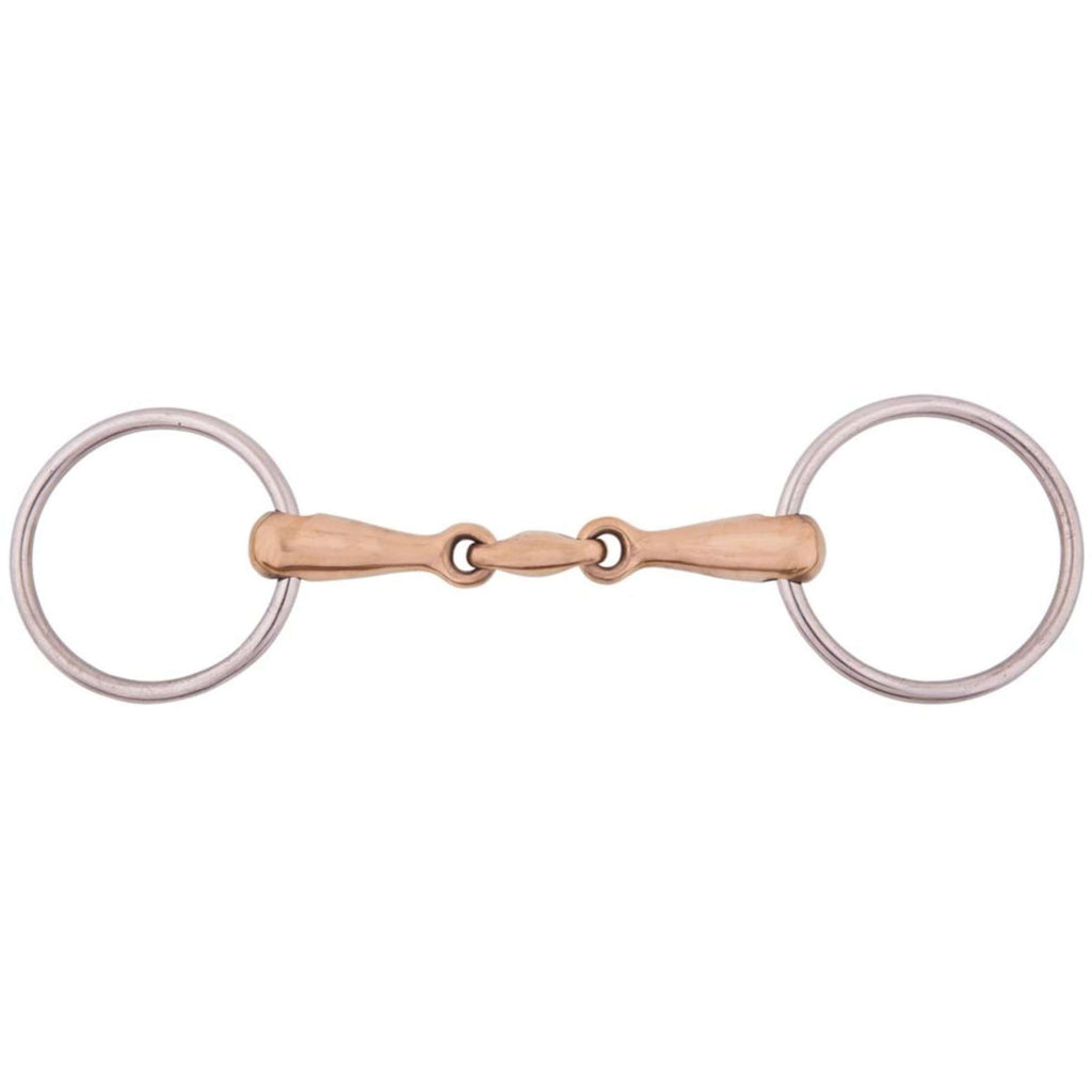 BR Mors de Filet Massif Cuprion 18mm Double RVS