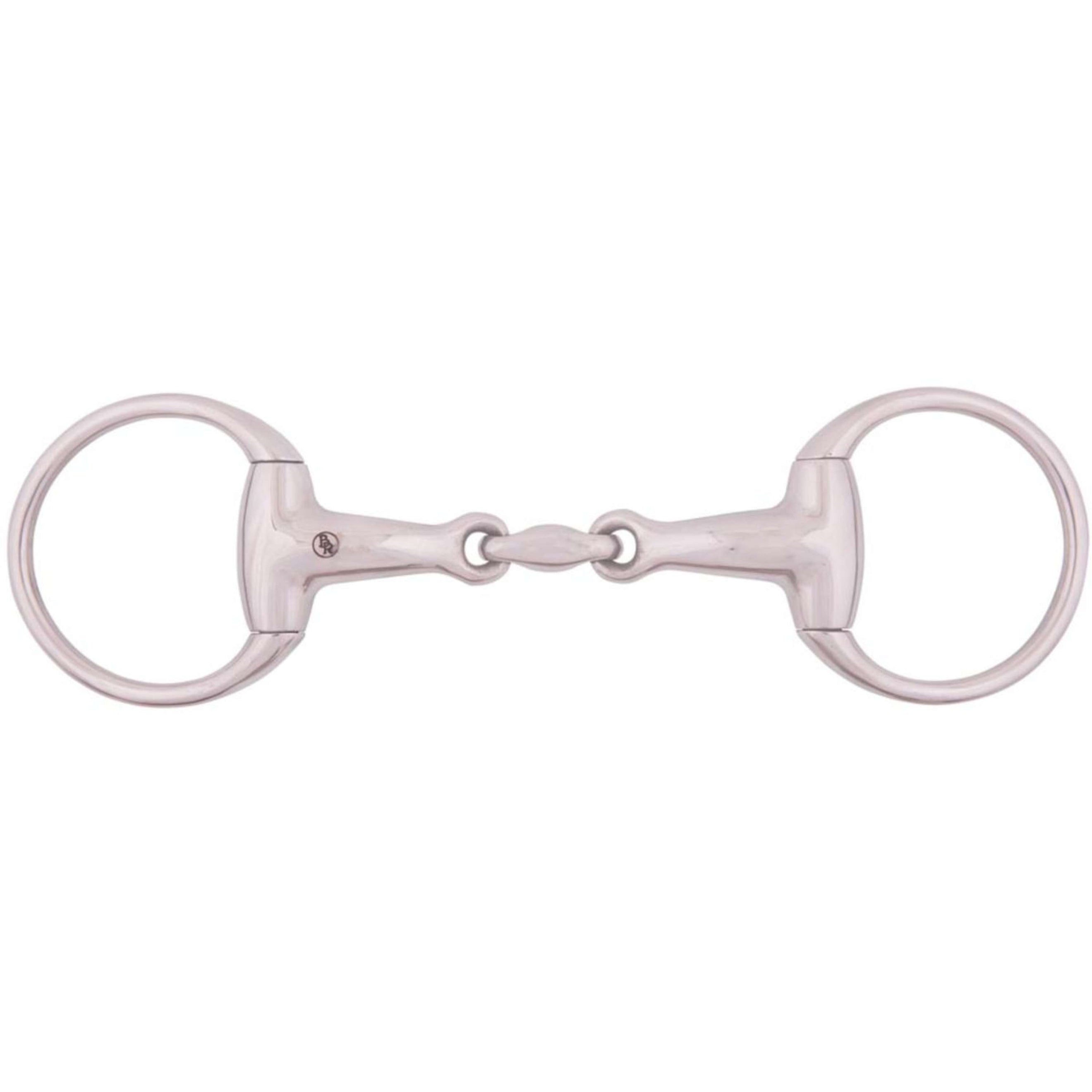 BR Mors à Olive Massif 18mm Grands Anneaux Double Brisure RVS