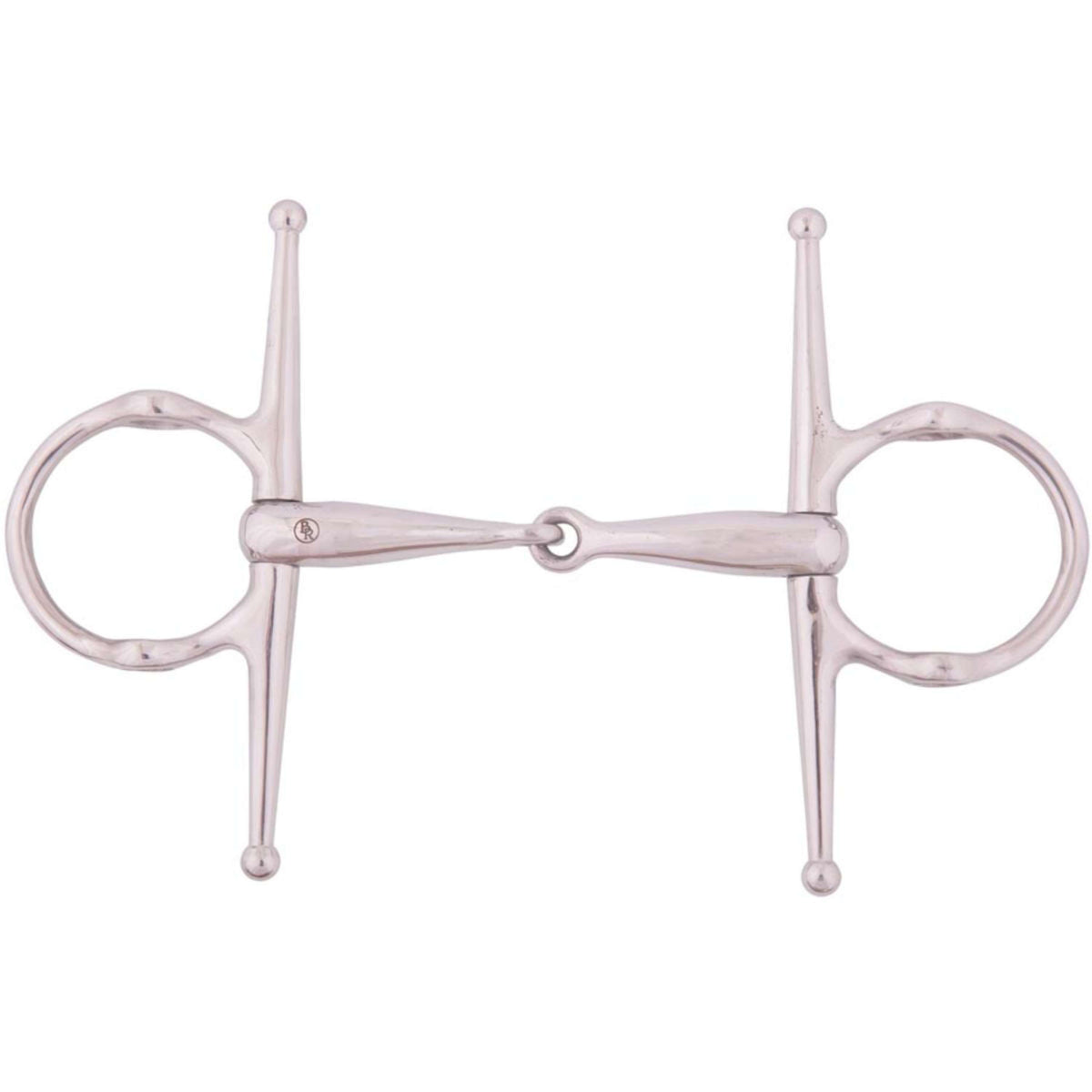 BR Full Cheek Snaffle Solid 18mm RVS