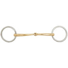 BR Mors de Filet Soft Contact Mors à Anneaux Courbé 10mm