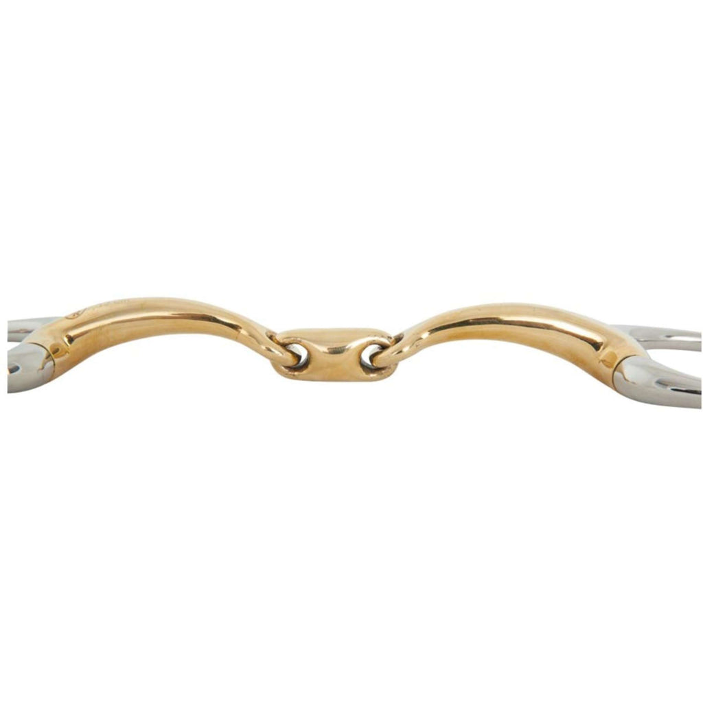 BR Mors de Filet Olive Soft Contact Double Brisure 12mm