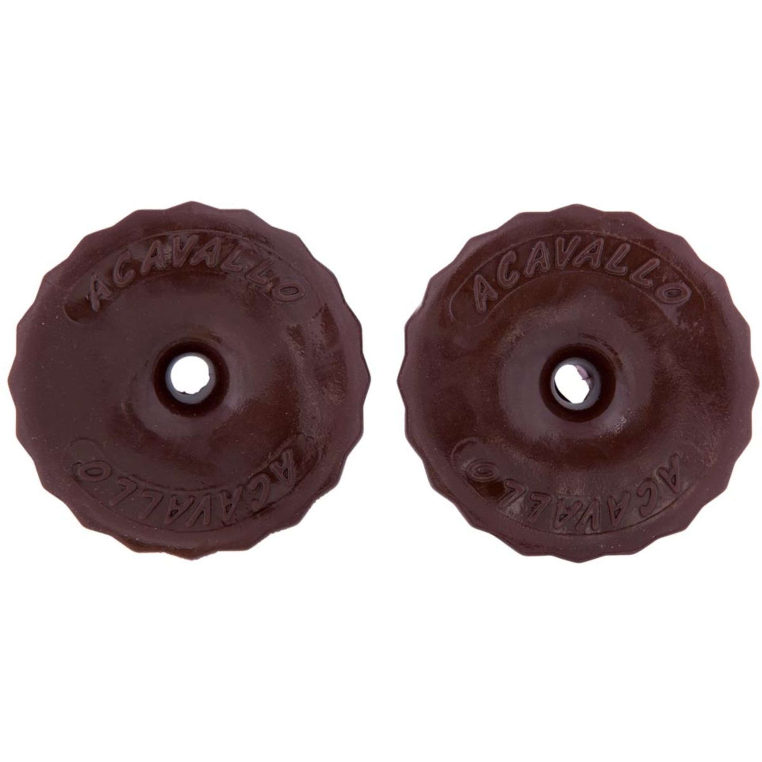 Acavallo Rondelles de Mors Soft Gel Noir Acavallo Rondelles de Mors Soft Gel Noir