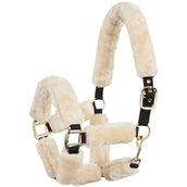 Premiere Licol Fausse Fourrure avec Velcro Noir