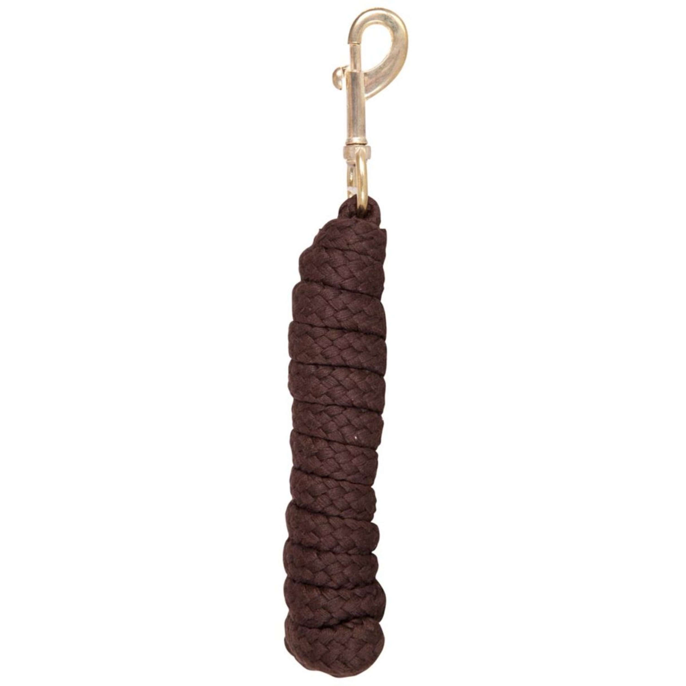 Premiere Laisse Coton Tressé avec Mousqueton de Cuivre Marron Premiere Laisse Coton Tressé avec Mousqueton de Cuivre Marron