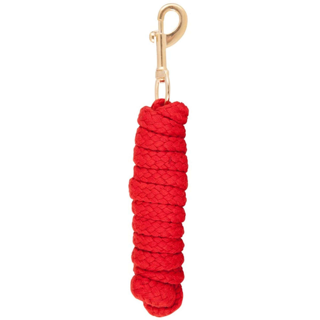 Premiere Laisse Coton Tressé avec Mousqueton de Cuivre Rouge