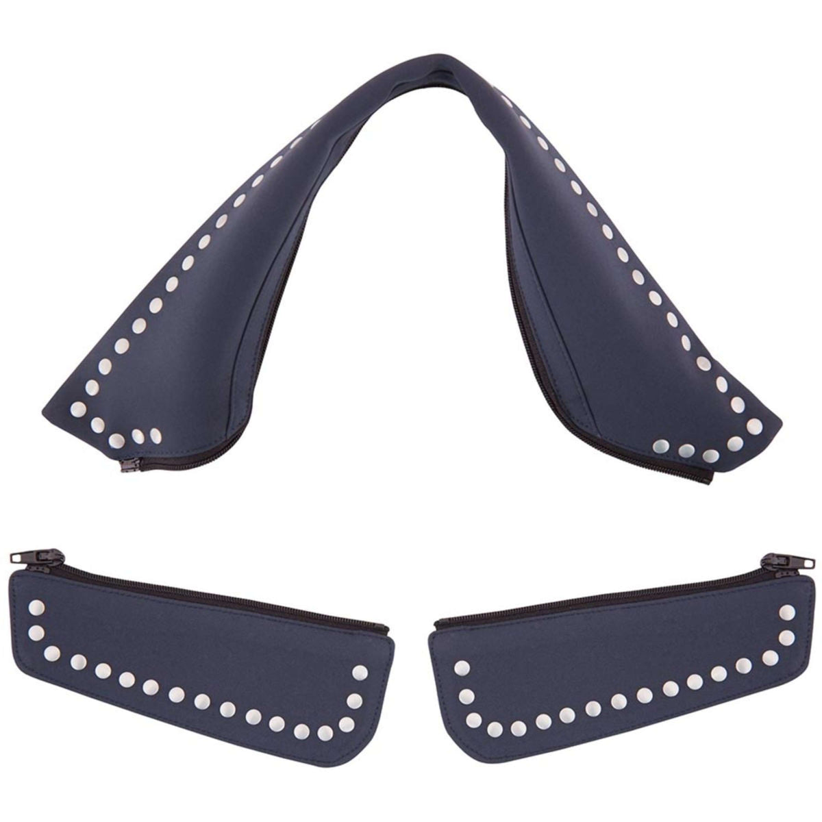 BR Col et Poches à Rabat Santiago avec Diamants Bleu