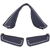 BR Col et Poches à Rabat Santiago avec Diamants Bleu