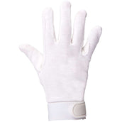 Premiere Gants d'Équitation Coton Blanc