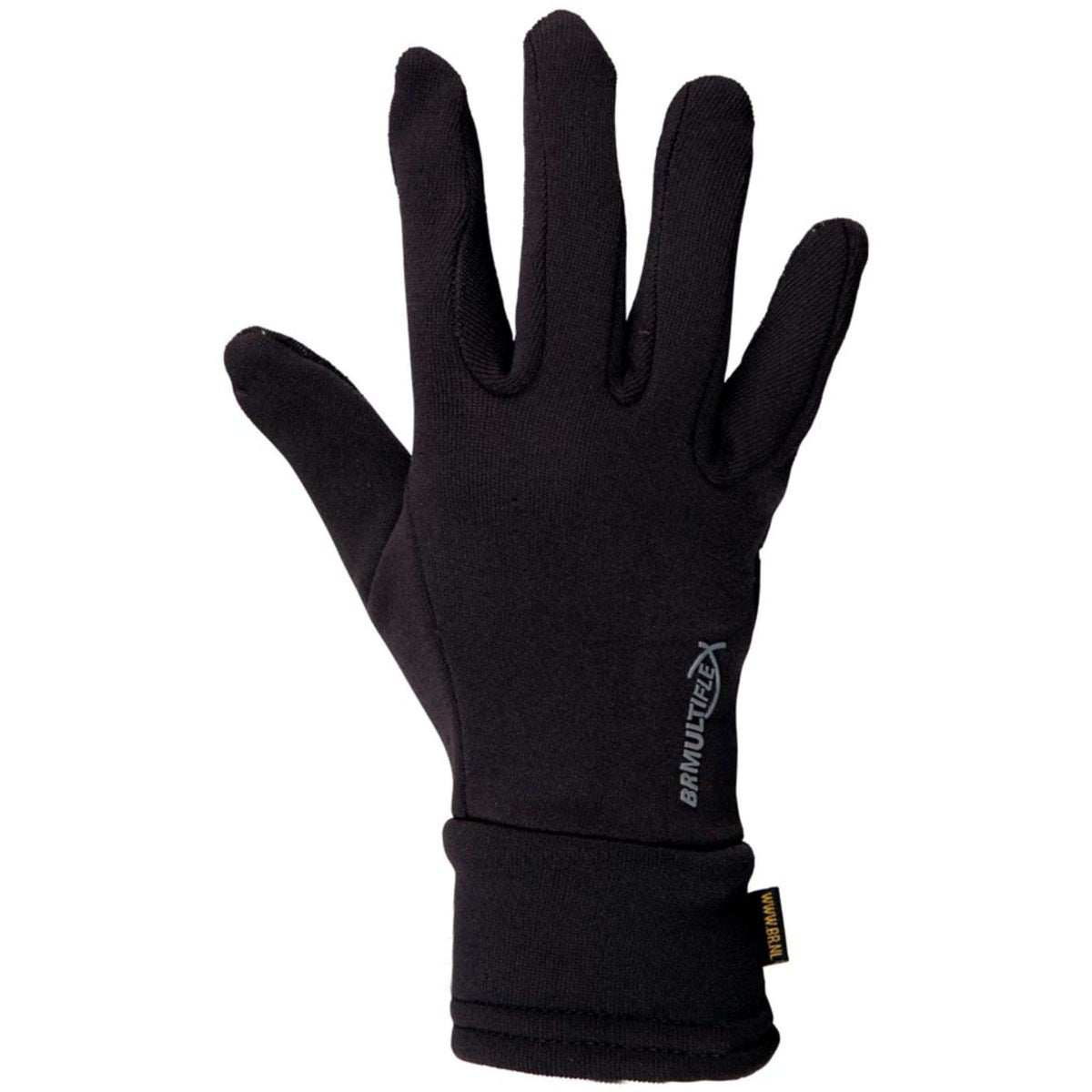 BR Gants d'Équitation d'Hiver Multiflex avec Silicone Antidérapant Noir