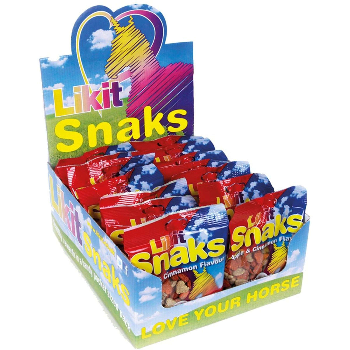 Likit Friandises pour Cheval Snaks Pomme/Cannelle