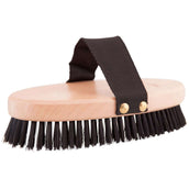 Premiere Brosse Body Doux en Bois pour le Dos Noir/Blanc