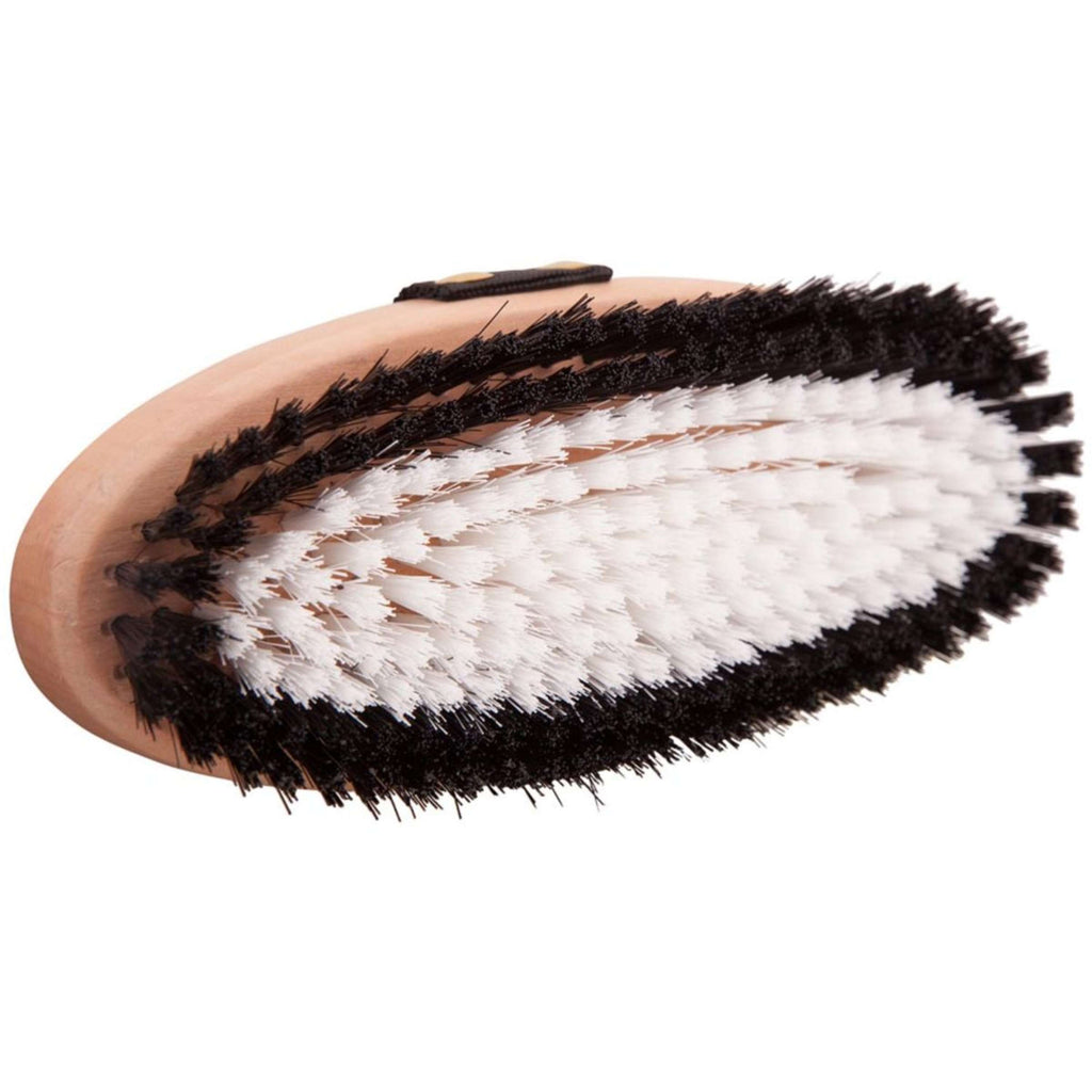 Premiere Brosse Body Doux en Bois pour le Dos Noir/Blanc
