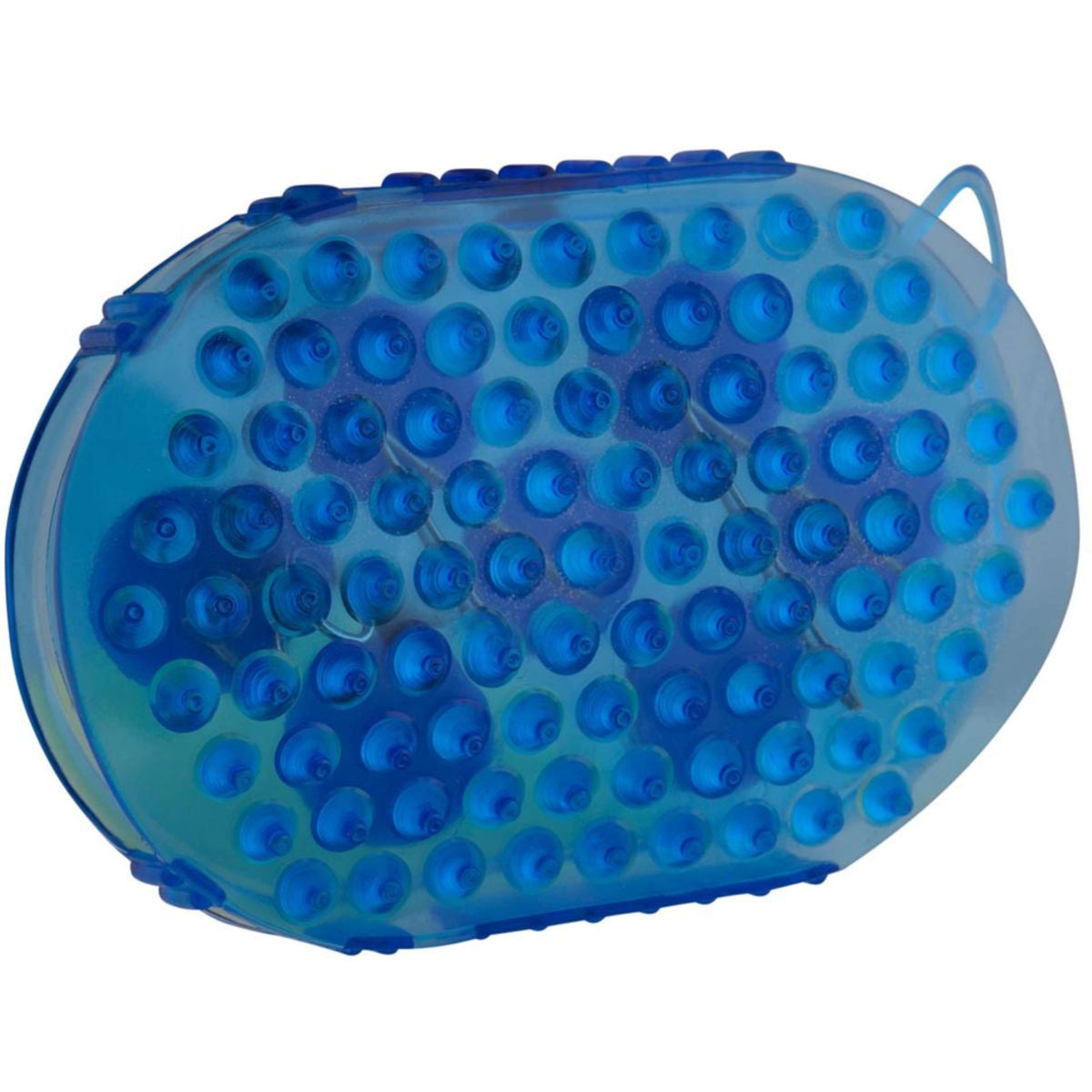 Premiere Brosse de Massage Acier Inoxydable Rouleaux Bleu