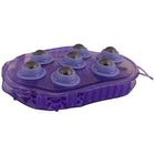Premiere Brosse de Massage Acier Inoxydable Rouleaux Violet