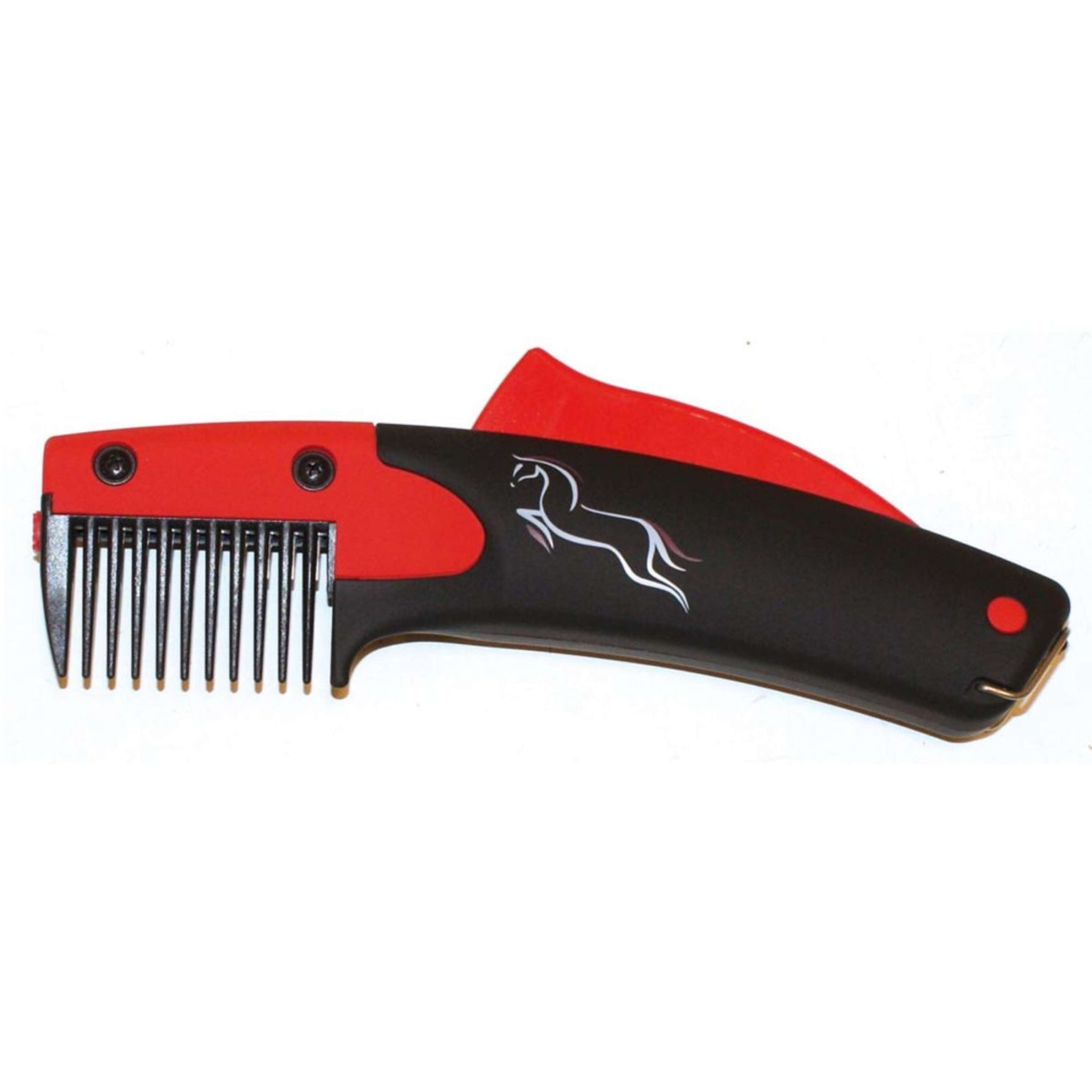 Solocomb Peigne pour Crinière 2010 Rouge/Noir Solocomb Peigne pour Crinière 2010 Rouge/Noir