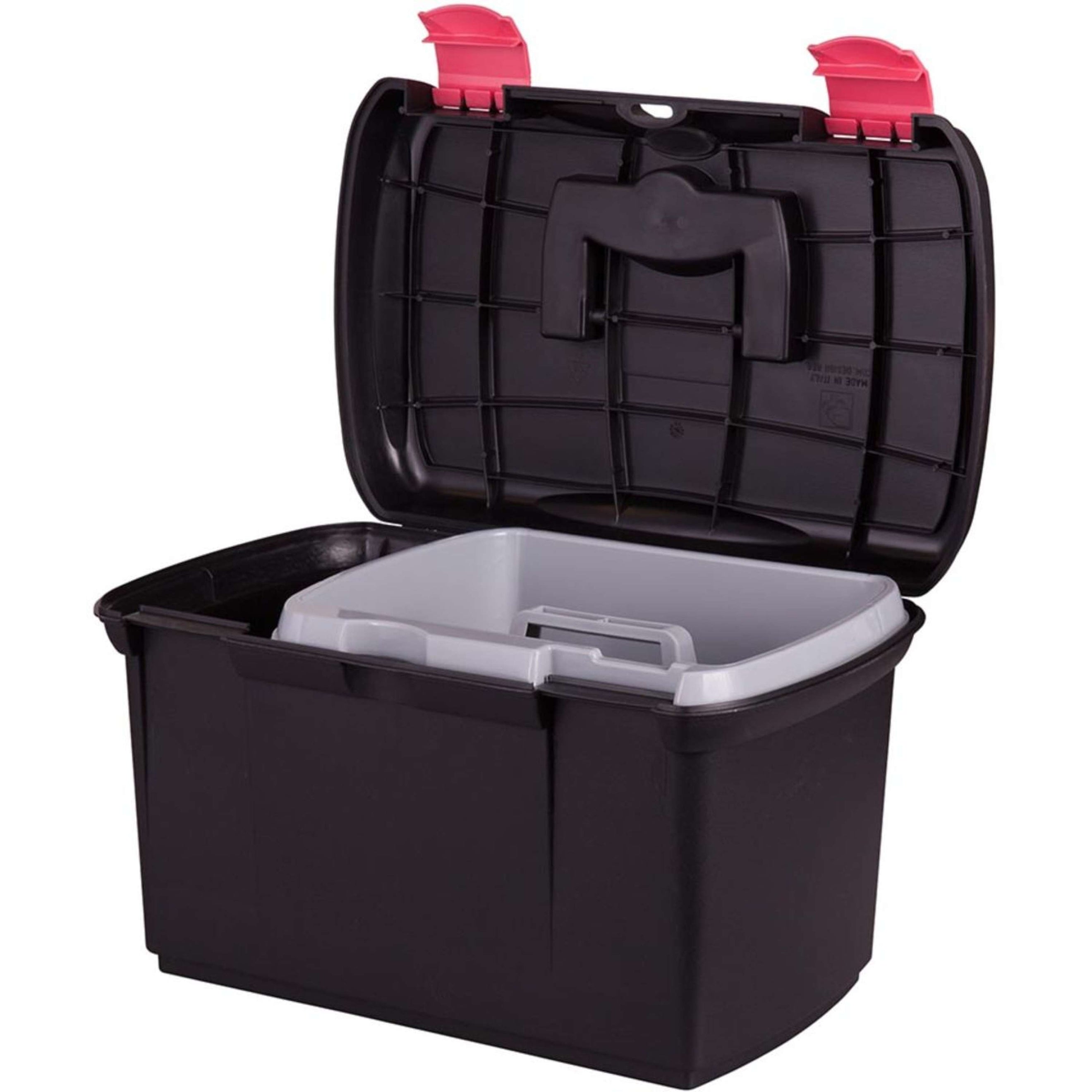 Agradi Boîte de Pansage Carlo Original Couvercle Insert Noir/Fuchsia Agradi Boîte de Pansage Carlo Original Couvercle Insert Noir/Fuchsia