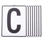 Premiere Lettres de Manège 20x25cm Blanc
