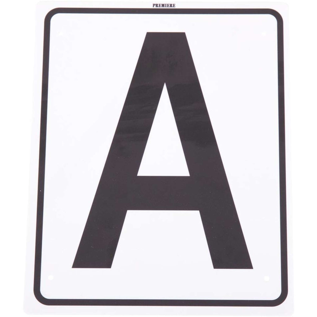 Premiere Lettres de Manège 20x25cm Blanc