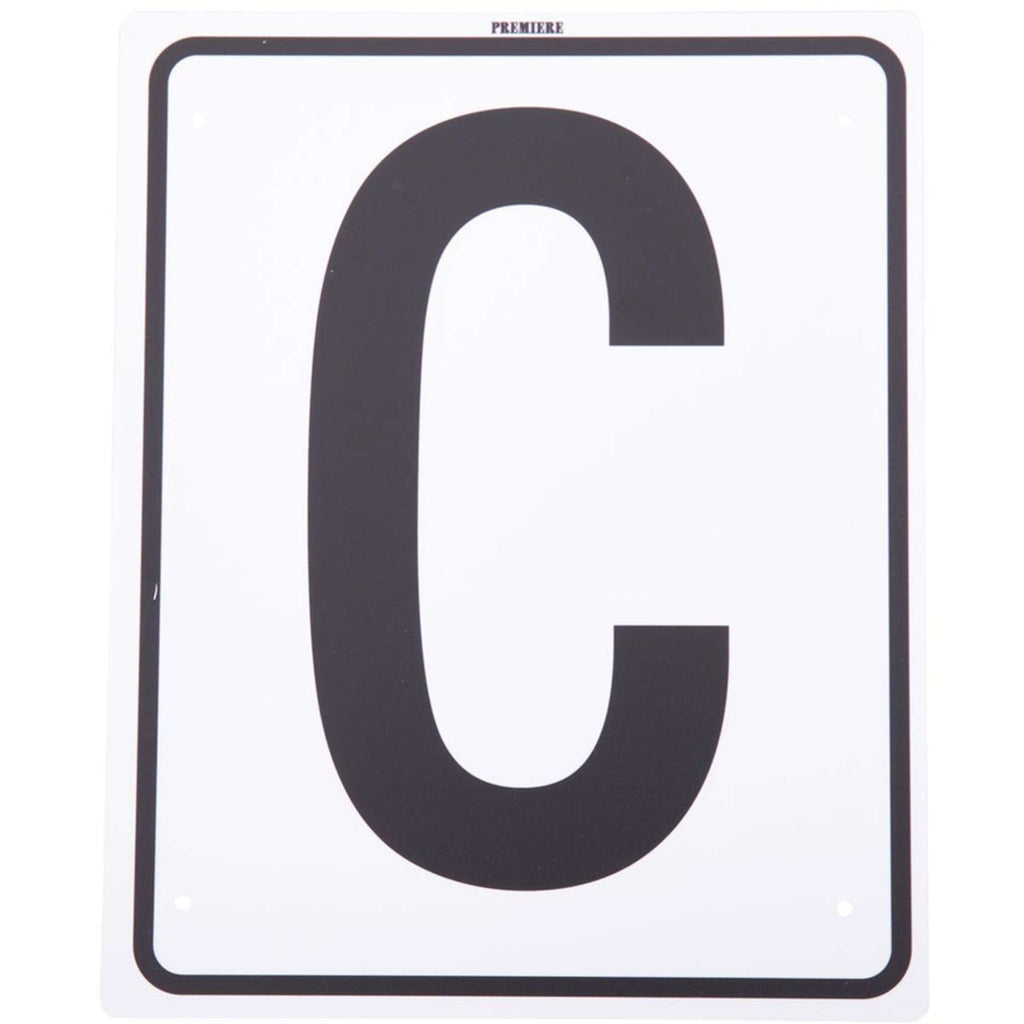 Premiere Lettres de Manège 20x25cm Blanc