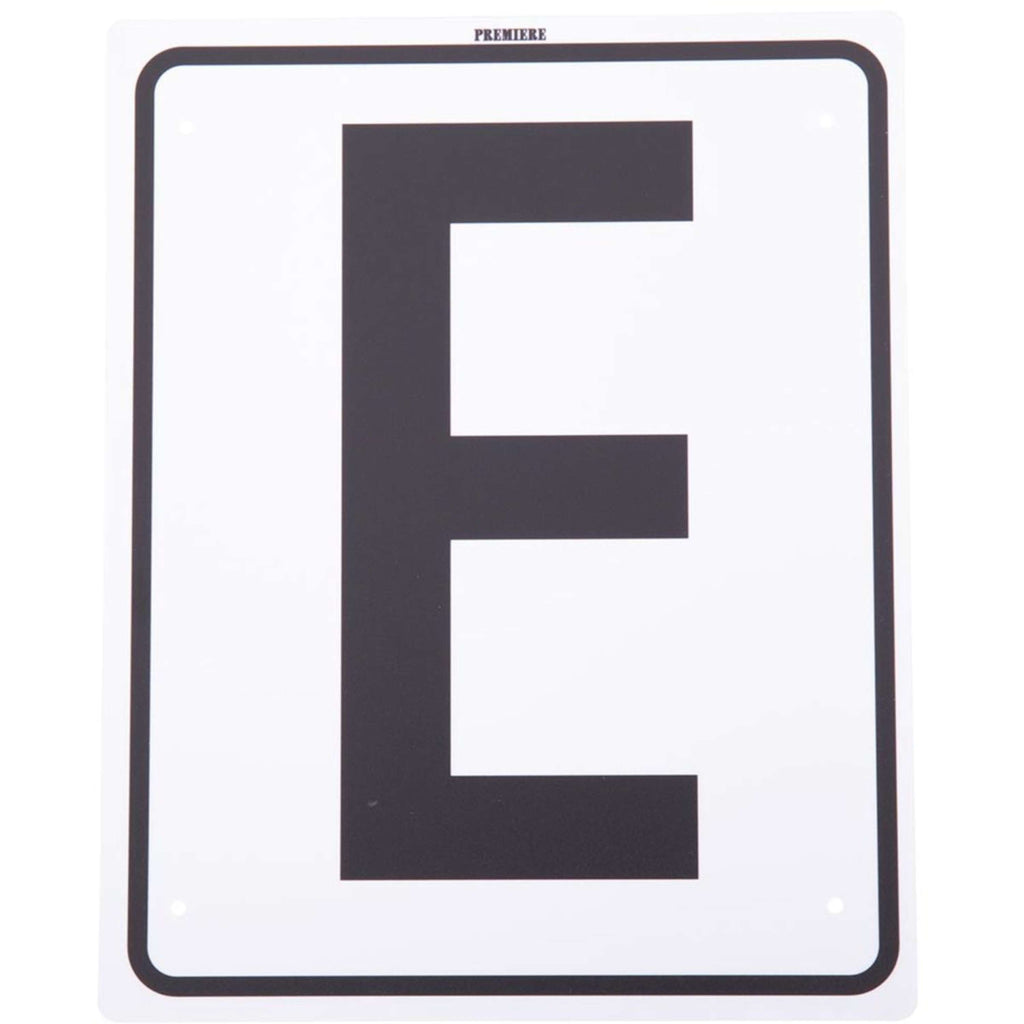 Premiere Lettres de Manège 20x25cm Blanc