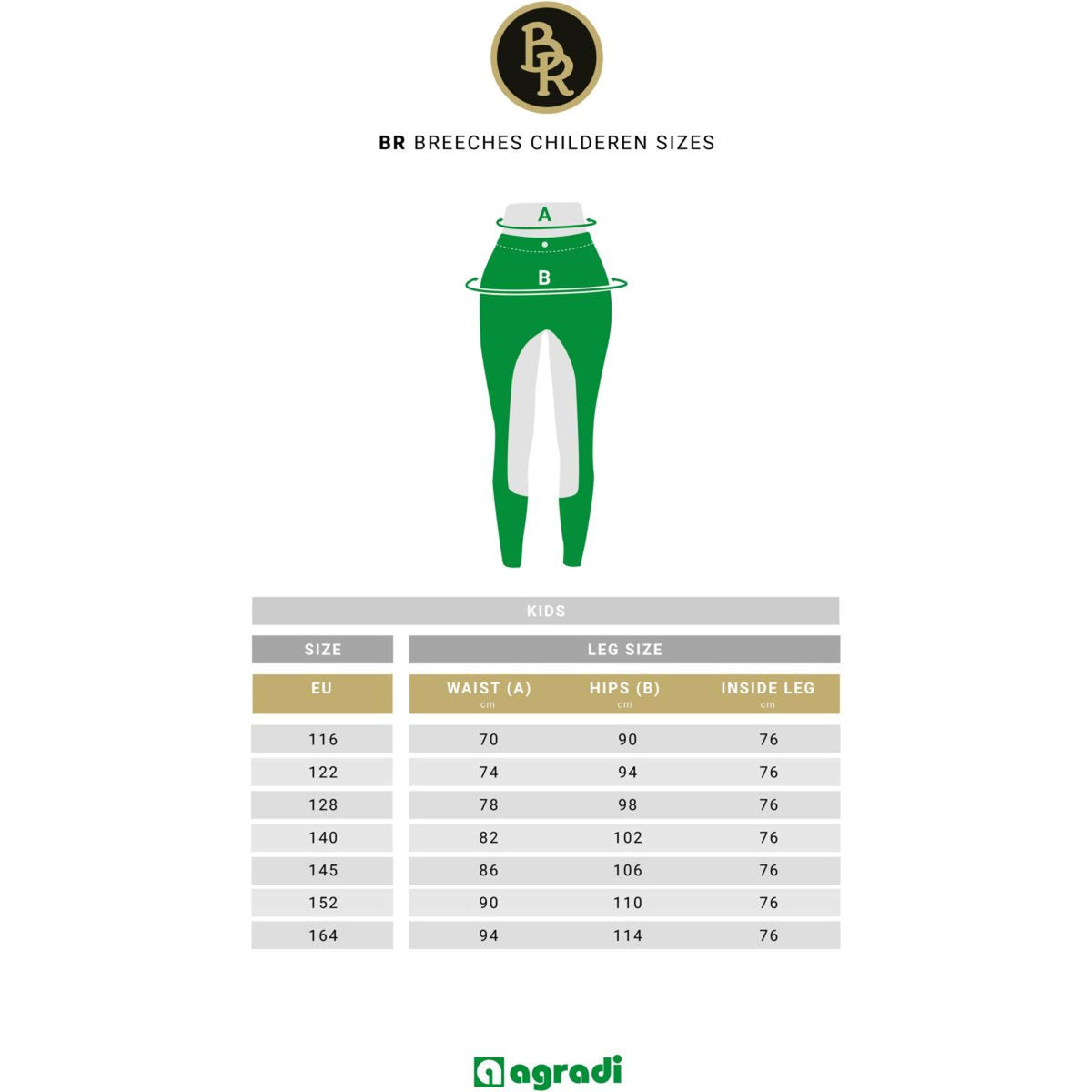 BR Breeches Milo 3/4 Microfiber Marin