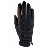 Roeckl Gants d'Équitation Malta Roeck-Grip Bicolor Noir/Mocca
