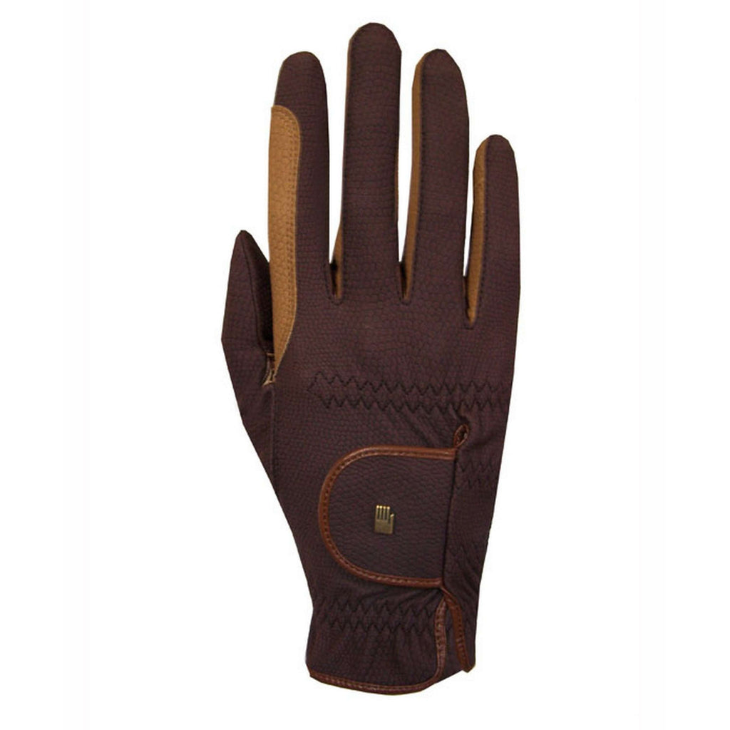 Roeckl Gants d'Équitation Malta Roeck-Grip Bicolor Mocca/caramel