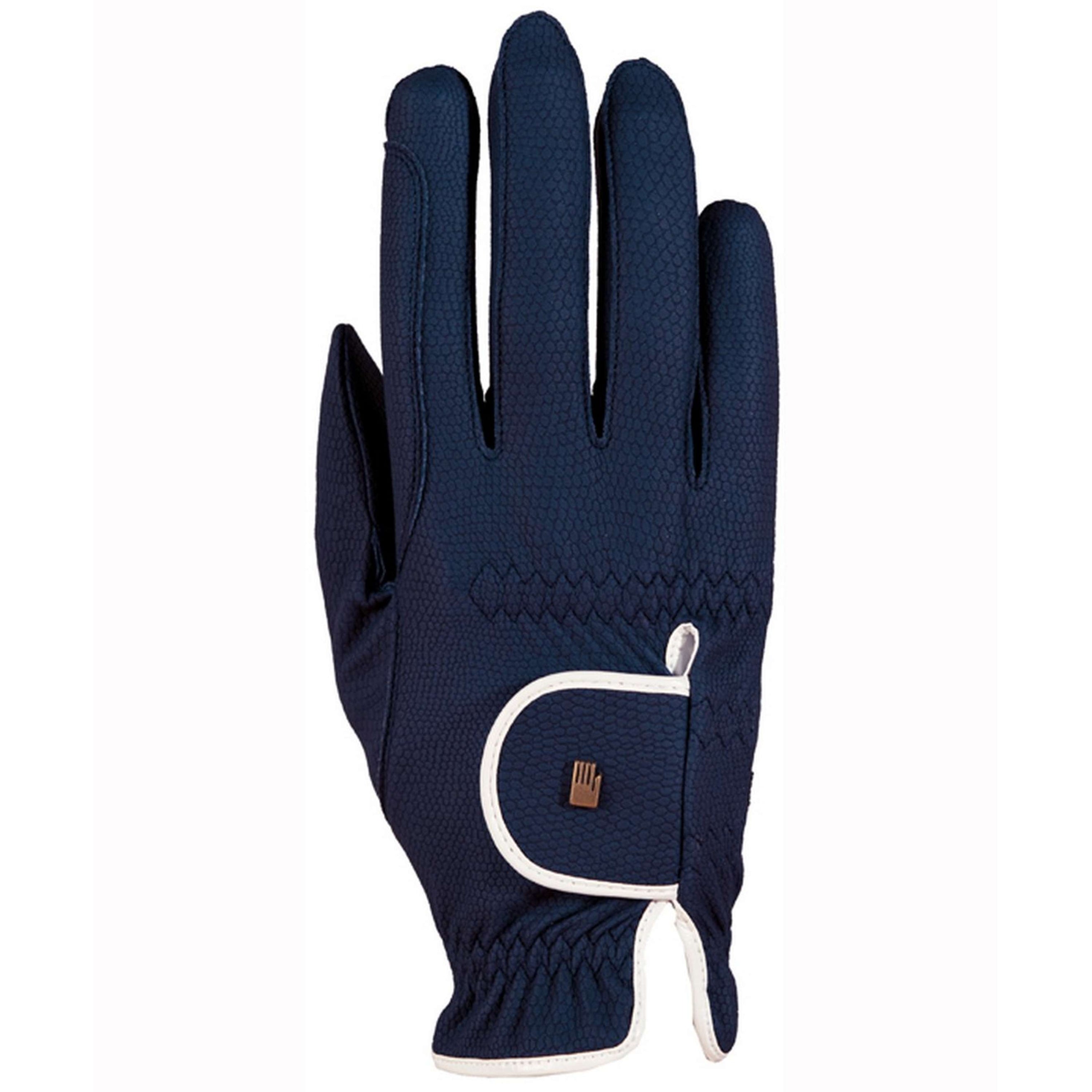 Roeckl Gants d'Équitation Lona Roeck-Grip Lining Bleu marine/blanc Roeckl Gants d'Équitation Lona Roeck-Grip Lining Bleu marine/blanc
