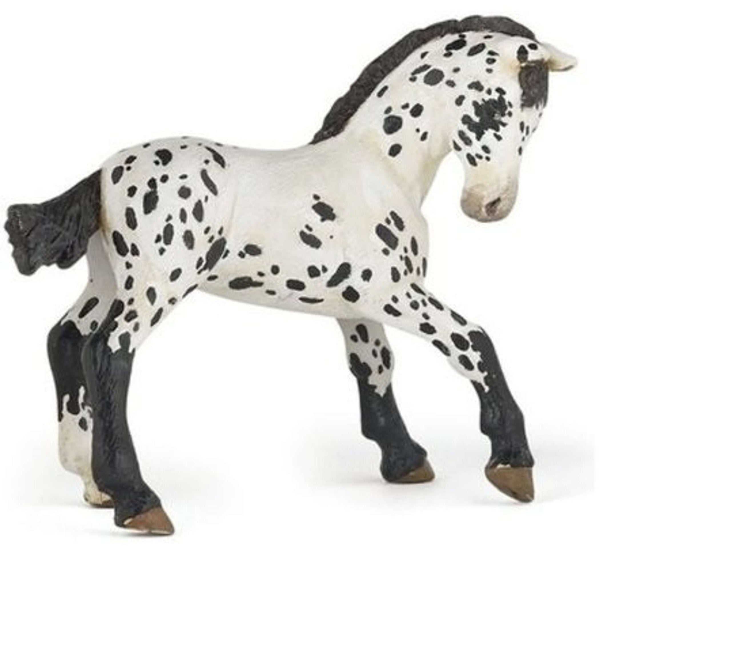 Papo Poulain Black Appaloosa