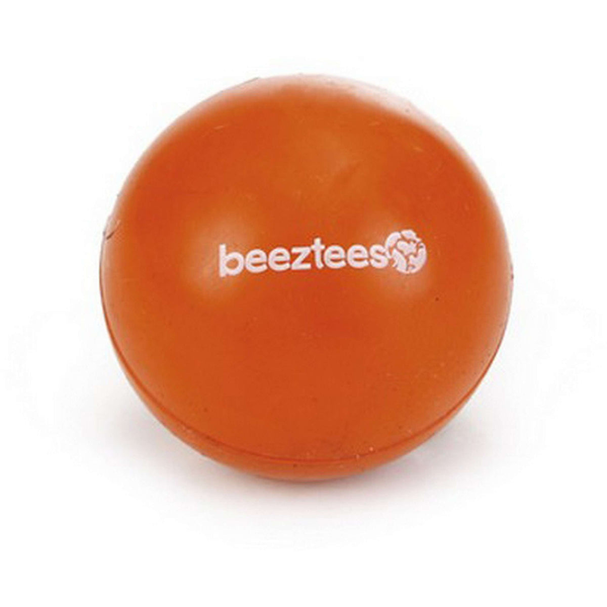 Beeztees Balle Caoutchouc Massif Orange