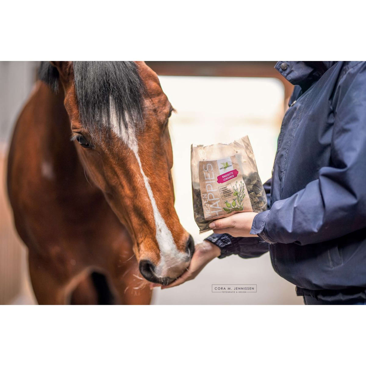 Bense & Eicke Friandises pour Cheval Wiesen Happies Graines de Lin Rose Musquée
