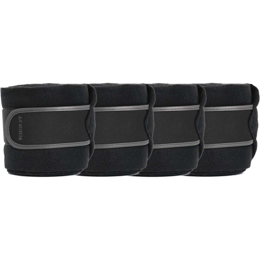 Kentucky Horsewear Bandages Fleece Polaire Noir