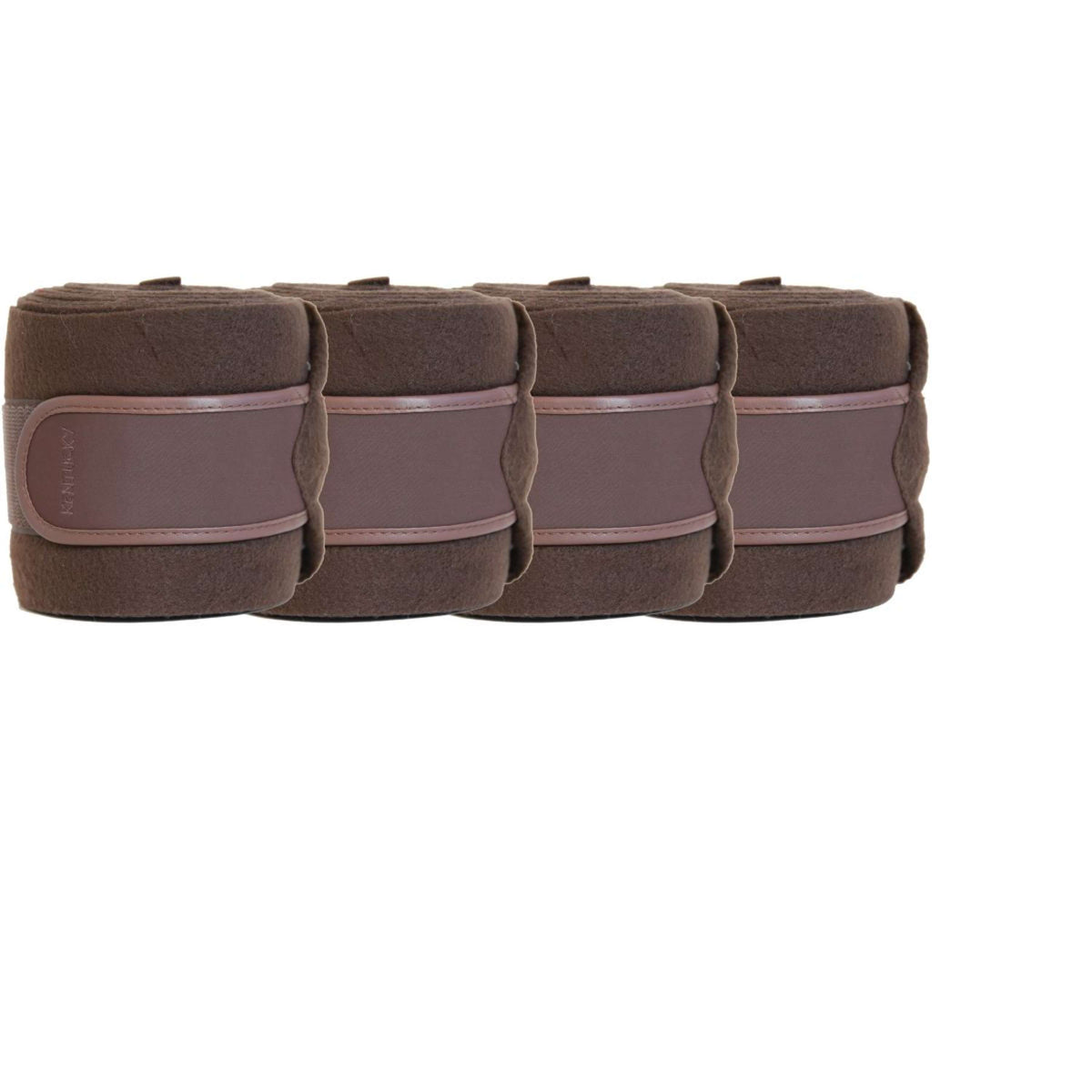 Kentucky Horsewear Bandages Fleece Polaire Marron