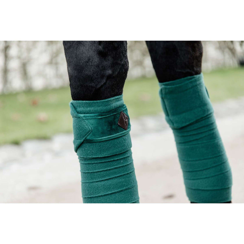 Kentucky Bandages Polaire Velours Vert Foncé