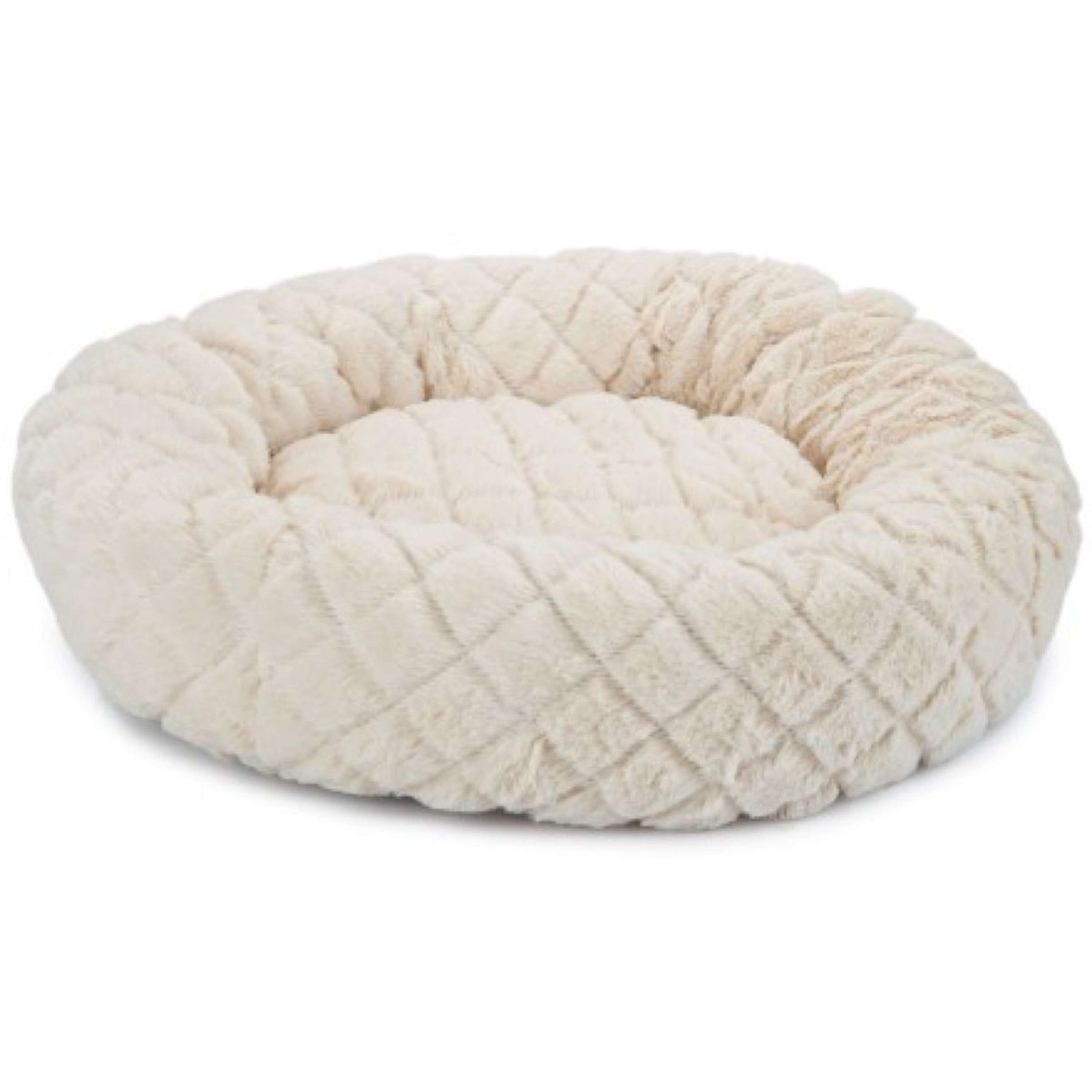 Beeztees Panier pour Chat Levisa Peluche Beige Beeztees Panier pour Chat Levisa Peluche Beige