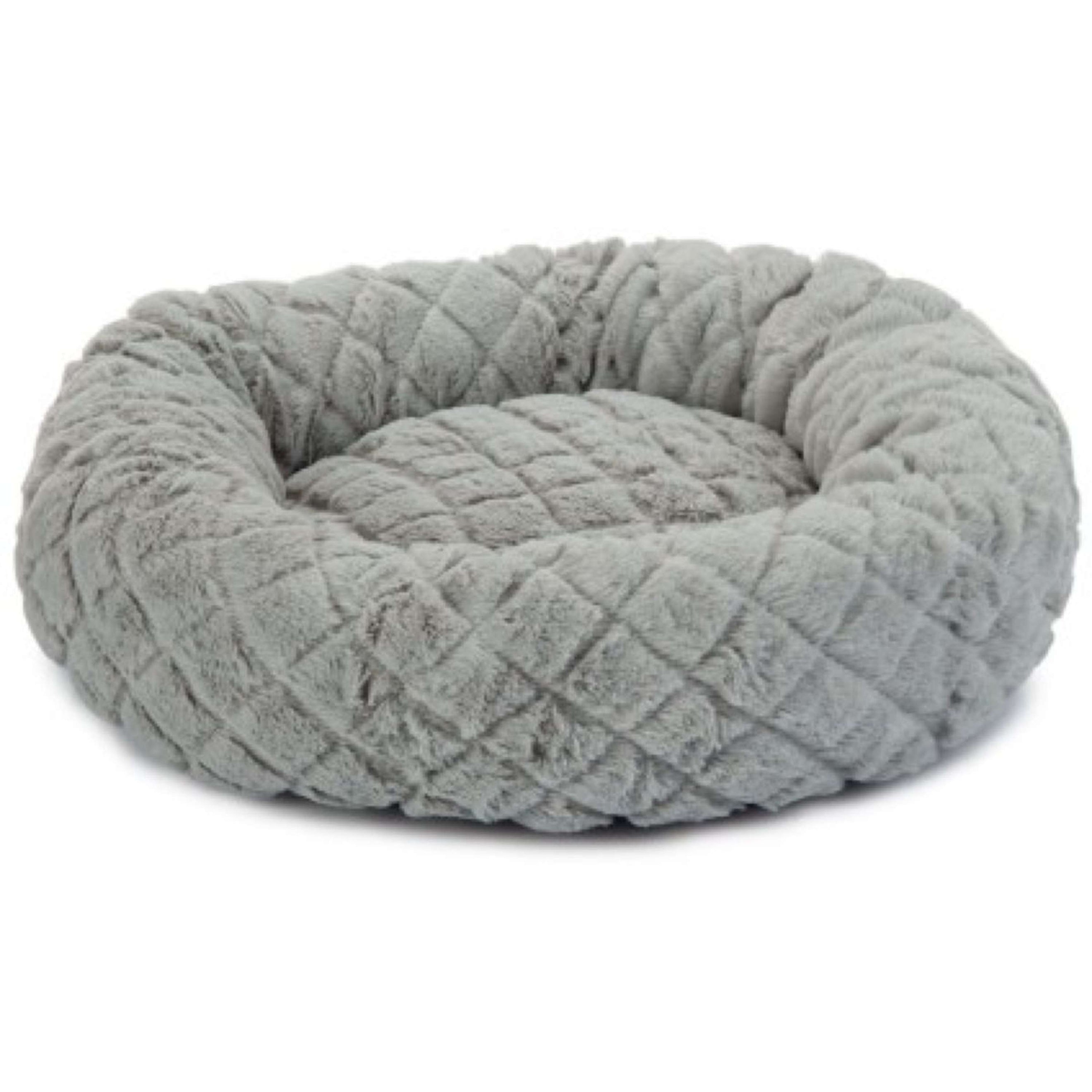 Beeztees Panier pour Chat Levisa Peluche Gris