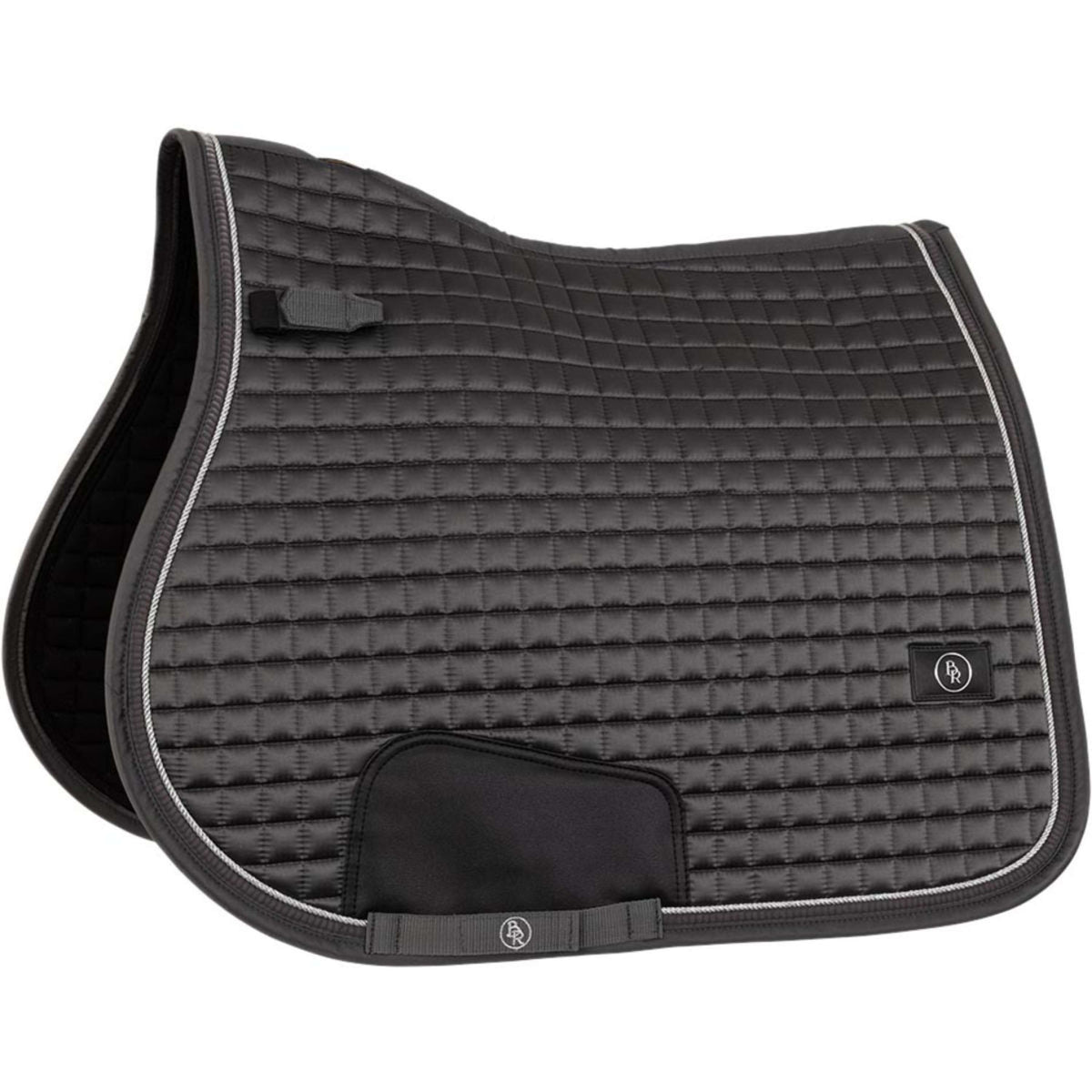 BR Polyvalence du tapis de selle Capri Mat Satiné Fer forgé